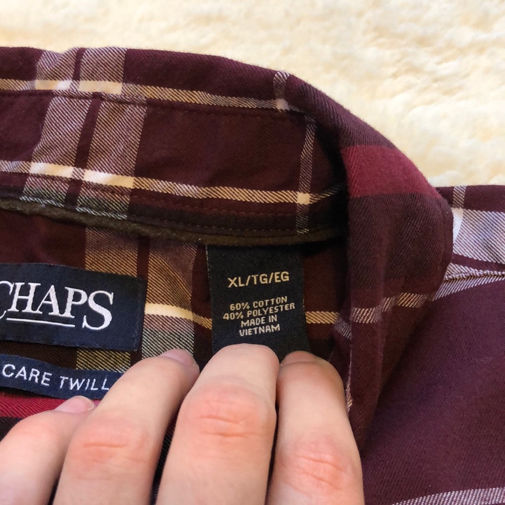 Chaps Button Down Shirt - image 4